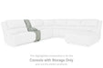 McClelland Reclining Sectional Loveseat with Console - Affordable Home Luxury