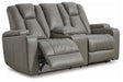 Mancin Reclining Loveseat with Console - Affordable Home Luxury