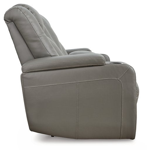 Mancin Reclining Loveseat with Console - Affordable Home Luxury