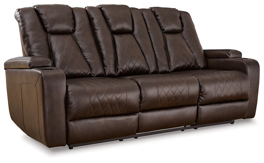 Mancin Reclining Sofa with Drop Down Table - Affordable Home Luxury