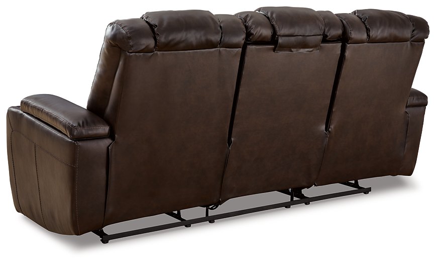 Mancin Reclining Sofa with Drop Down Table - Affordable Home Luxury