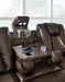 Mancin Reclining Sofa with Drop Down Table - Affordable Home Luxury