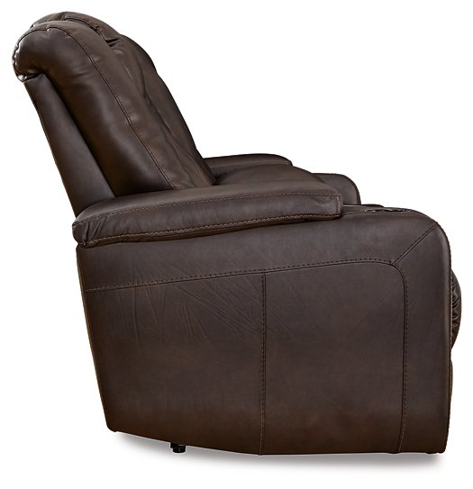 Mancin Reclining Loveseat with Console - Affordable Home Luxury