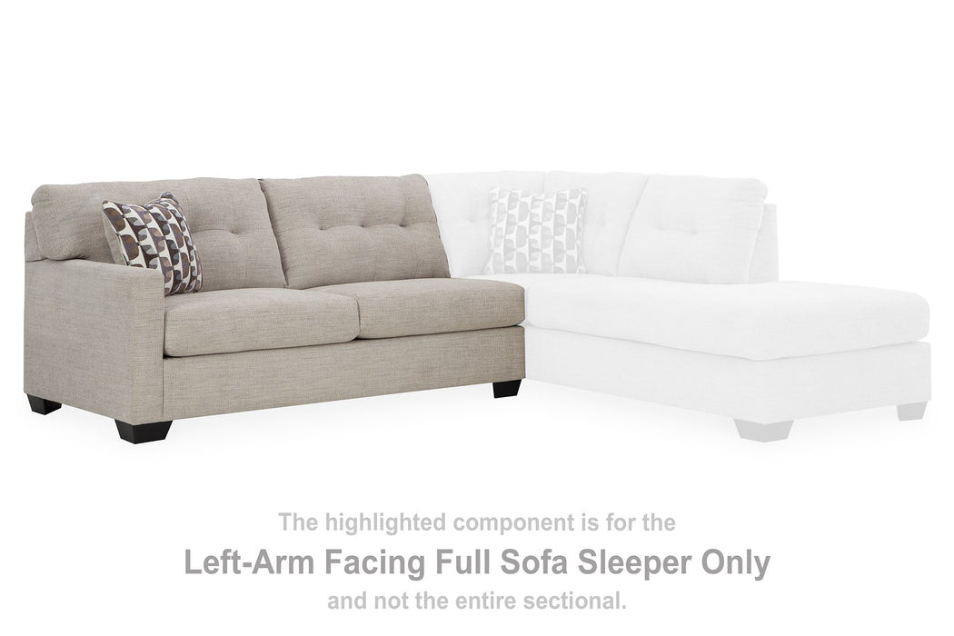 Mahoney 2-Piece Sleeper Sectional with Chaise - Affordable Home Luxury