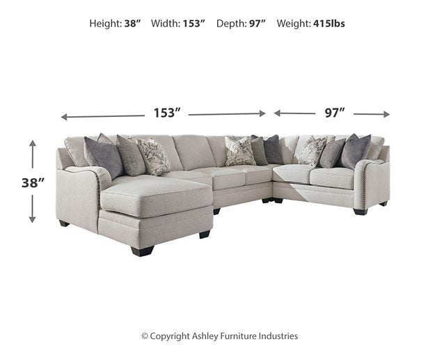 Dellara Sectional with Chaise - Affordable Home Luxury