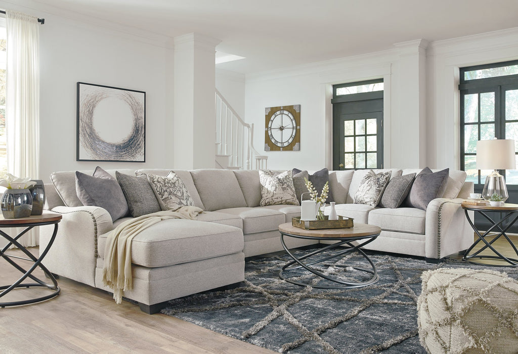 Dellara Sectional with Chaise - Affordable Home Luxury