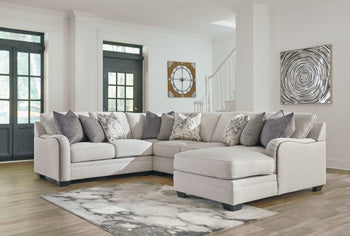 Dellara Sectional with Chaise - Affordable Home Luxury