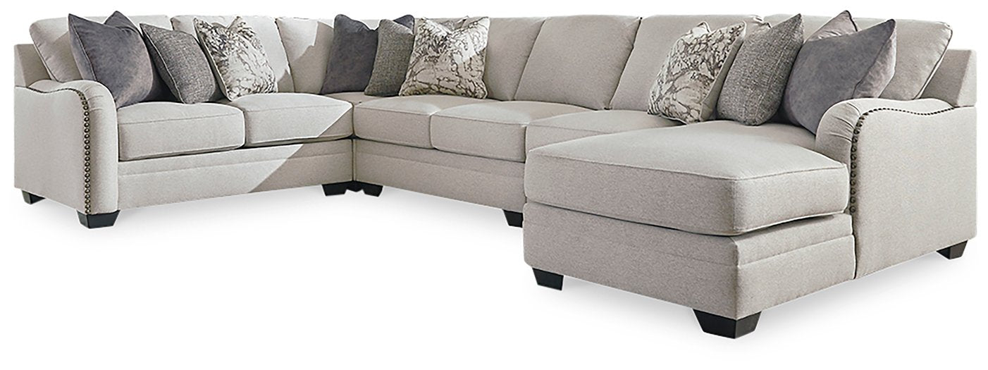 Dellara Sectional with Chaise - Affordable Home Luxury