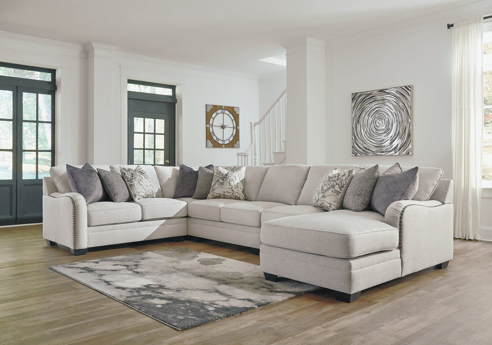 Dellara Sectional with Chaise - Affordable Home Luxury