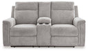 Barnsana Power Reclining Loveseat with Console - Affordable Home Luxury