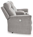 Barnsana Power Reclining Loveseat with Console - Affordable Home Luxury