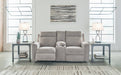 Barnsana Power Reclining Loveseat with Console - Affordable Home Luxury