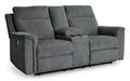 Barnsana Power Reclining Loveseat with Console - Affordable Home Luxury