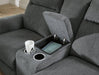 Barnsana Power Reclining Loveseat with Console - Affordable Home Luxury