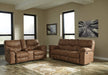 Boxberg Reclining Loveseat with Console - Affordable Home Luxury