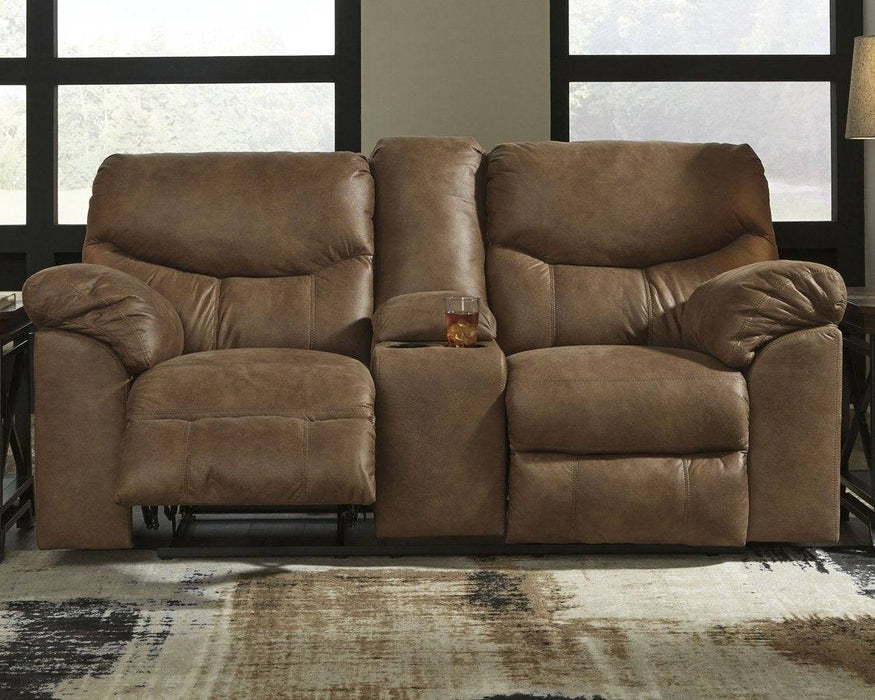 Boxberg Reclining Loveseat with Console - Affordable Home Luxury