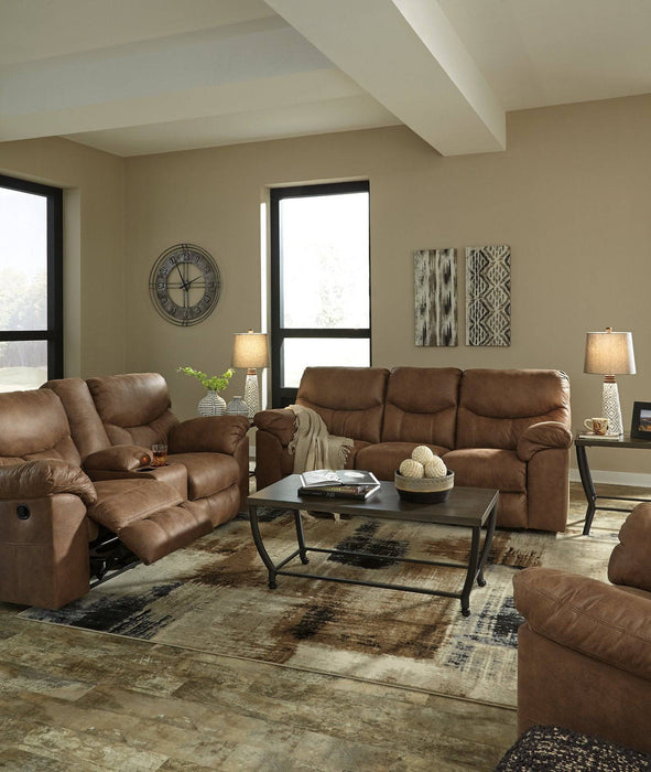 Boxberg Reclining Loveseat with Console - Affordable Home Luxury