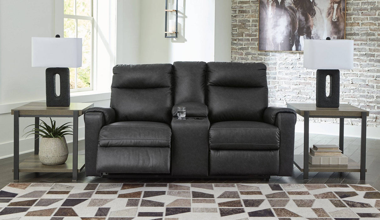 Axtellton Power Reclining Loveseat with Console - Affordable Home Luxury