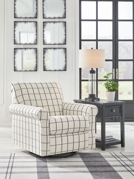 Davinca Swivel Glider Accent Chair - Affordable Home Luxury