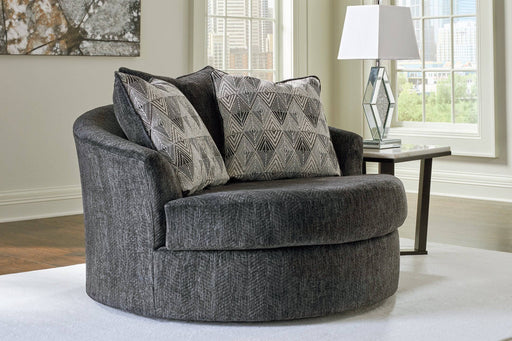 Biddeford Oversized Swivel Accent Chair - Affordable Home Luxury