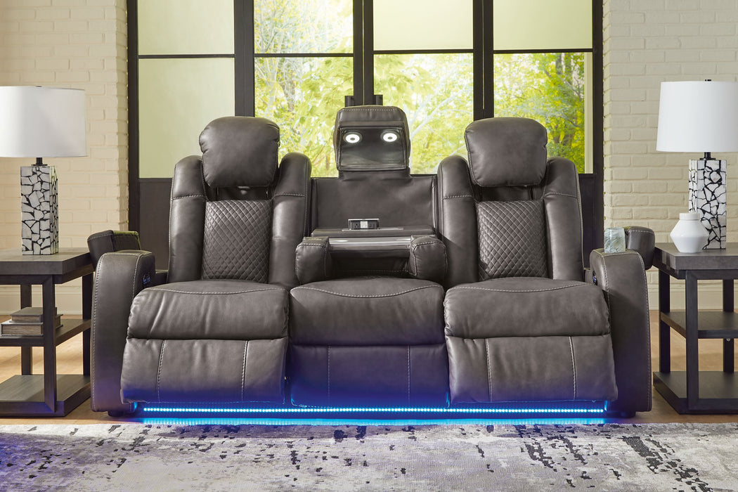 Fyne-Dyme Power Reclining Sofa - Affordable Home Luxury