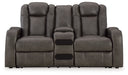 Fyne-Dyme Power Reclining Loveseat with Console - Affordable Home Luxury