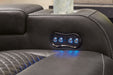 Fyne-Dyme Power Reclining Loveseat with Console - Affordable Home Luxury