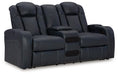 Fyne-Dyme Power Reclining Loveseat with Console - Affordable Home Luxury