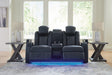 Fyne-Dyme Power Reclining Loveseat with Console - Affordable Home Luxury