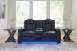 Fyne-Dyme Power Reclining Loveseat with Console - Affordable Home Luxury