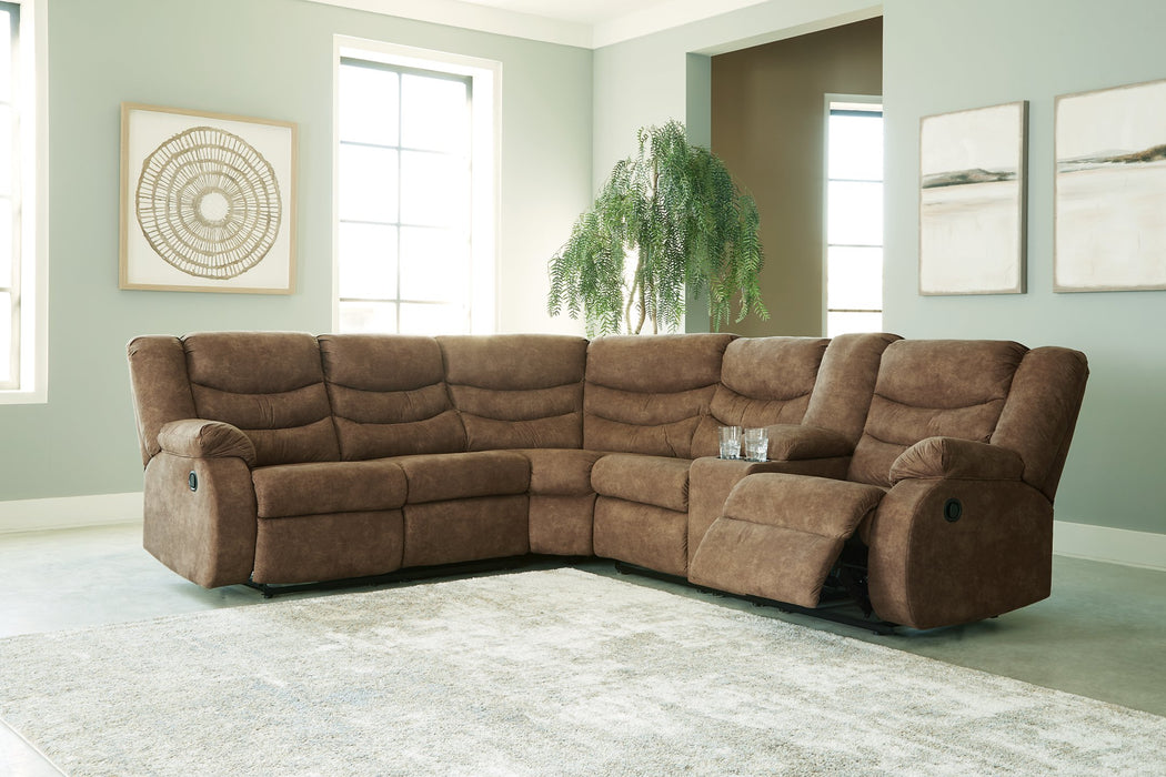 Partymate 2-Piece Reclining Sectional - Affordable Home Luxury