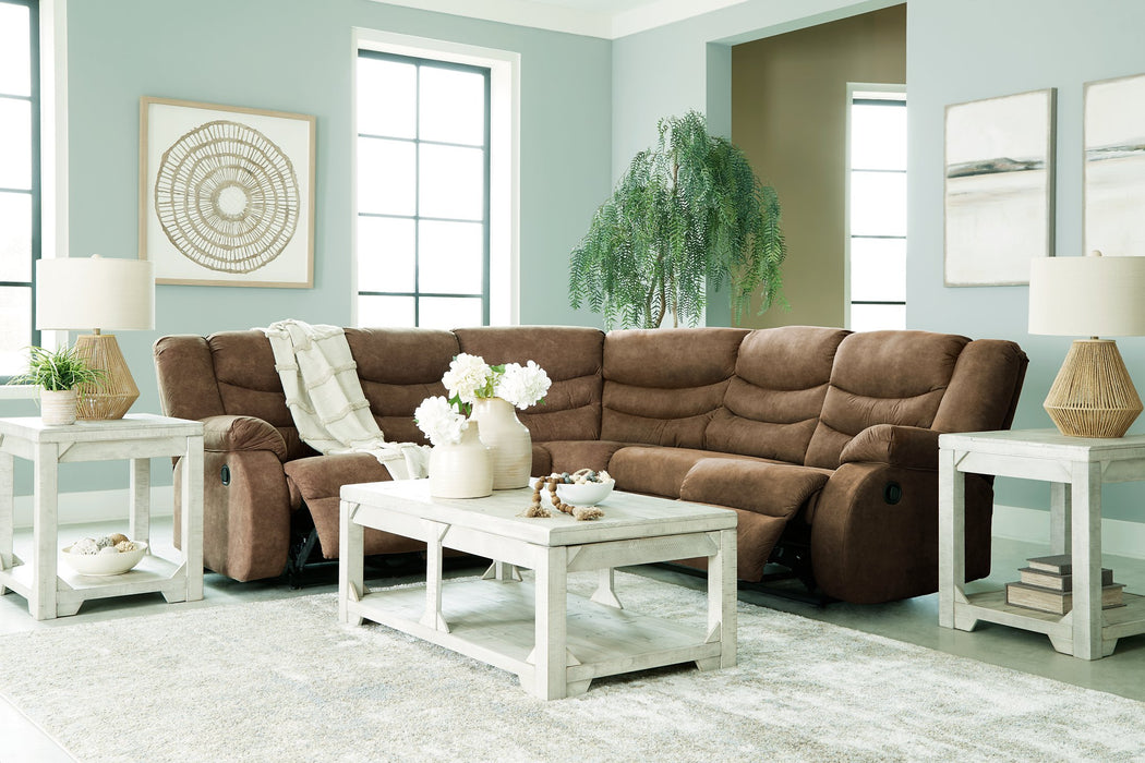 Partymate 2-Piece Reclining Sectional - Affordable Home Luxury