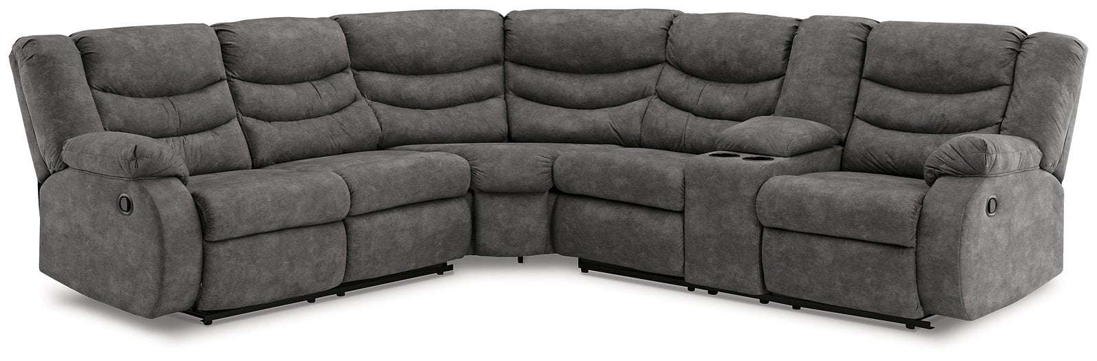 Partymate 2-Piece Reclining Sectional - Affordable Home Luxury