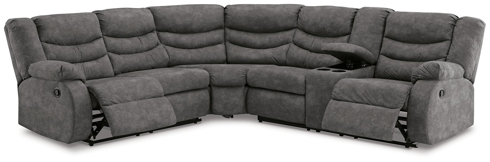 Partymate 2-Piece Reclining Sectional - Affordable Home Luxury