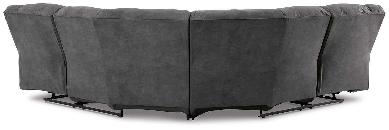 Partymate 2-Piece Reclining Sectional - Affordable Home Luxury