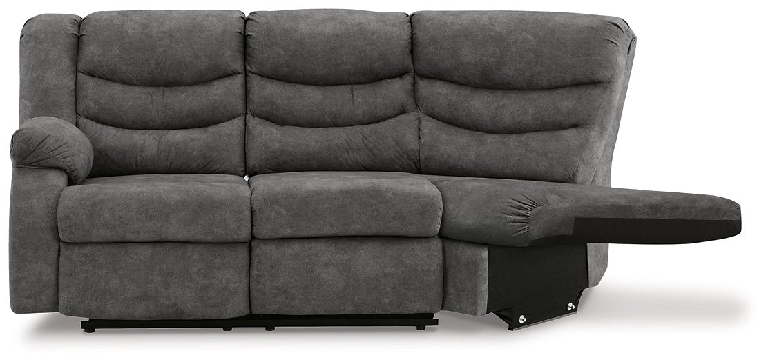 Partymate 2-Piece Reclining Sectional - Affordable Home Luxury