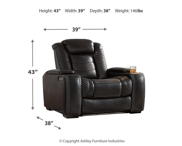 Party Time Power Recliner - Affordable Home Luxury