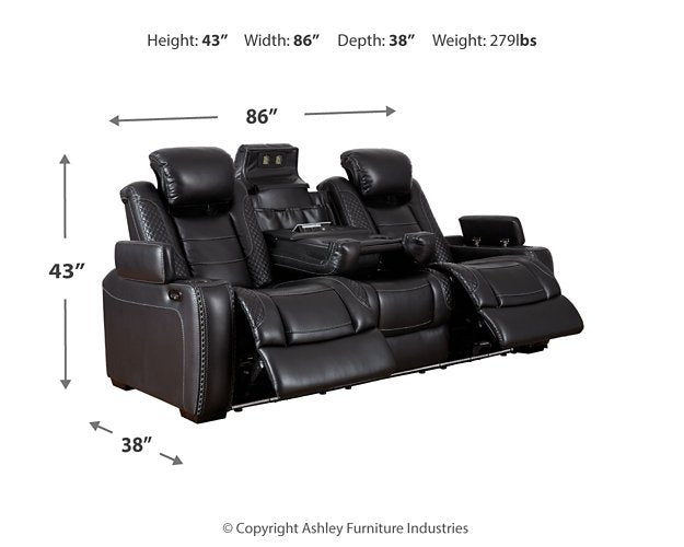 Party Time Power Reclining Sofa - Affordable Home Luxury