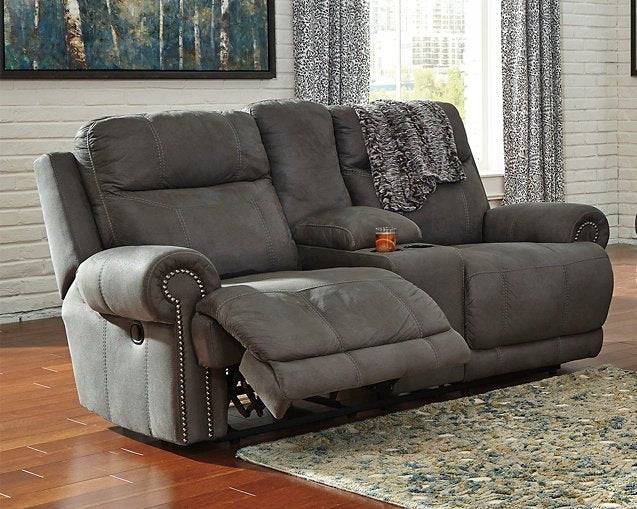 Austere Reclining Loveseat with Console - Affordable Home Luxury