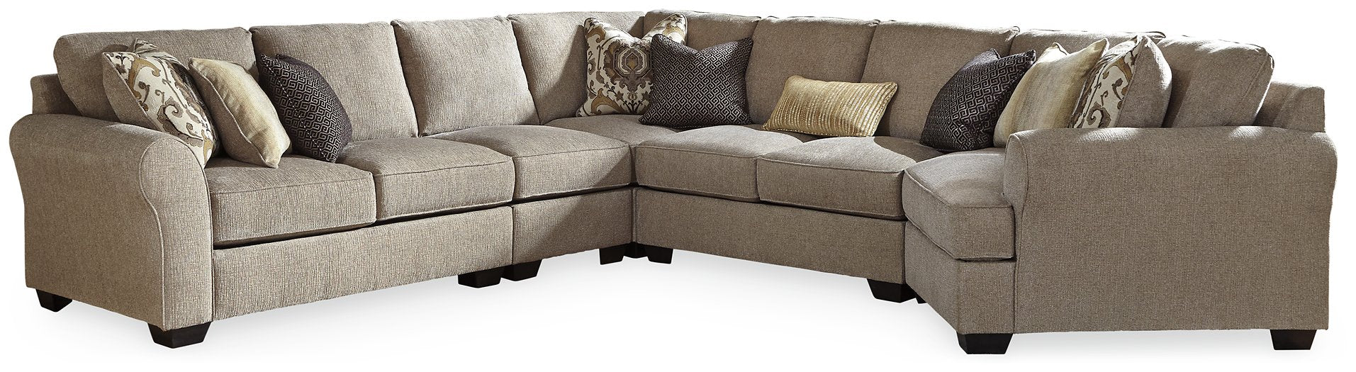 Pantomine Sectional with Cuddler - Affordable Home Luxury