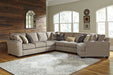 Pantomine Sectional with Cuddler - Affordable Home Luxury