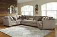 Pantomine Sectional with Cuddler - Affordable Home Luxury