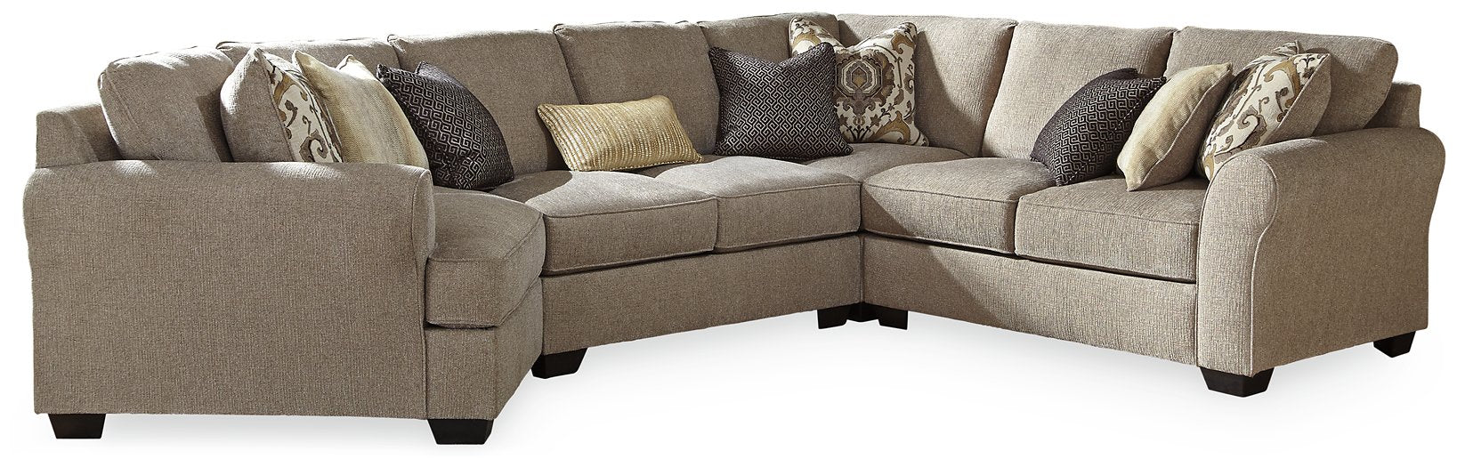 Pantomine Sectional with Cuddler - Affordable Home Luxury