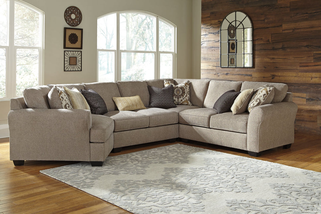 Pantomine Sectional with Cuddler - Affordable Home Luxury