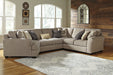 Pantomine Sectional with Cuddler - Affordable Home Luxury