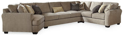 Pantomine Sectional with Cuddler - Affordable Home Luxury