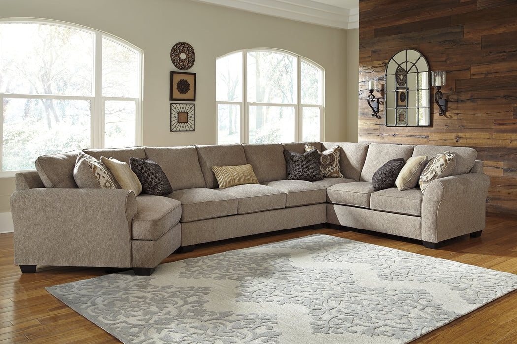 Pantomine Sectional with Cuddler - Affordable Home Luxury