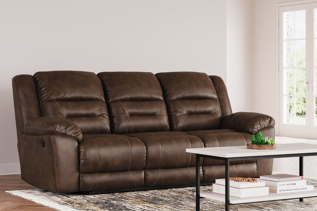 Stoneland Reclining Sofa - Affordable Home Luxury