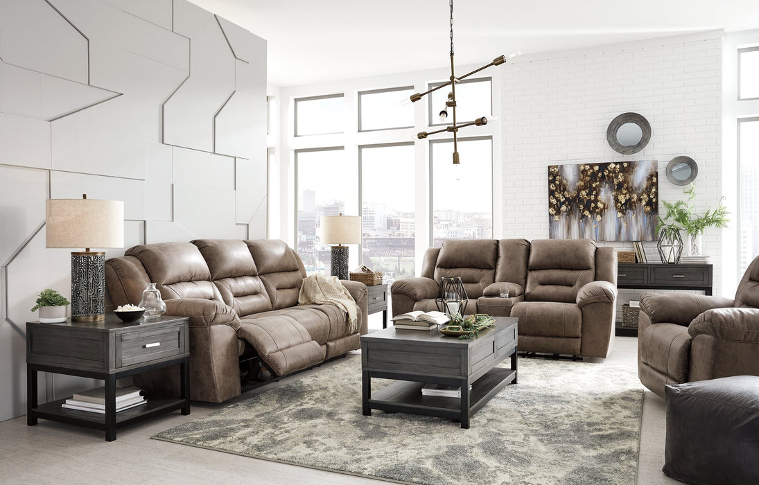 Stoneland Power Reclining Sofa - Affordable Home Luxury