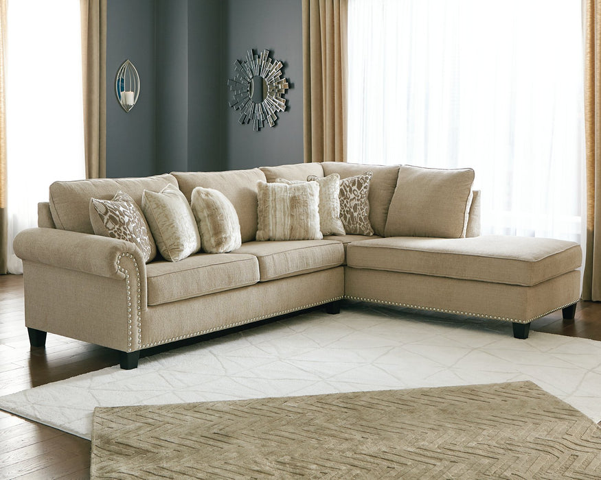 Dovemont 2-Piece Sectional with Chaise - Affordable Home Luxury